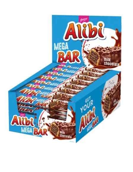 ALIBI MEGABAR CHOCOLATE/LECHE 50G ALIBI MEGABAR CHOCOLATE/LECHE 50G